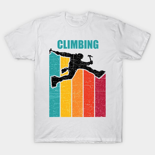 Climbing Design T-Shirt by eliteshirtsandmore